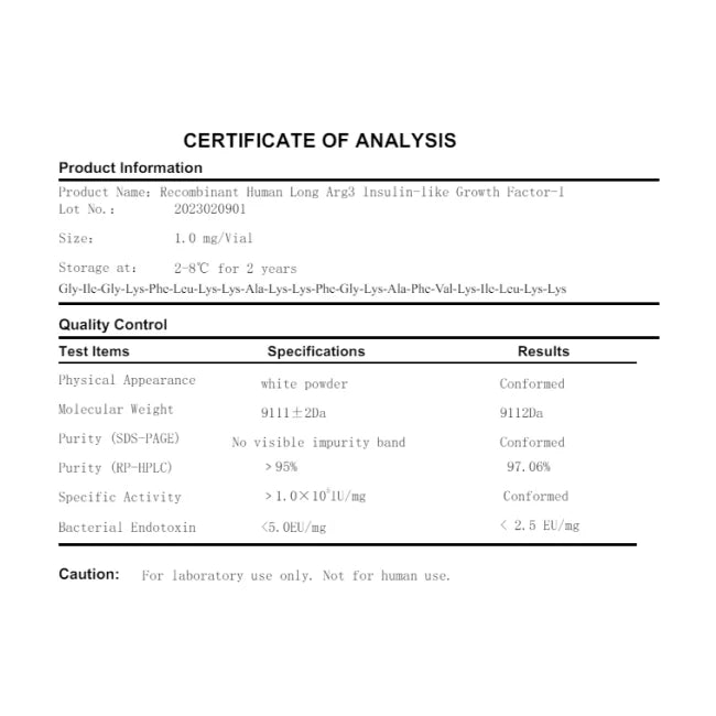 Ipamorelin + CJC-1295 + IGF-LR3 Blend