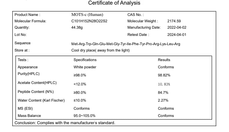 GHK-CU + Epithalon + MOTS-C Blend